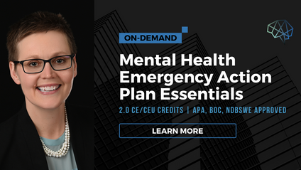 Product image for Mental Health Emergency Action Plan Essentials