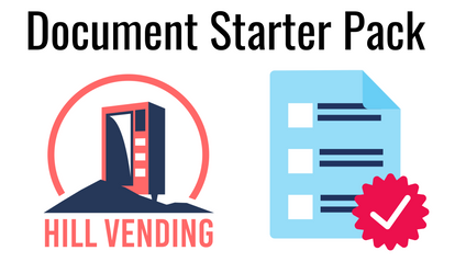 Product image for Vending Document Starter Pack