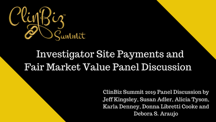 Product image for Investigator Site Payments and Fair Market Value Panel Discussion
