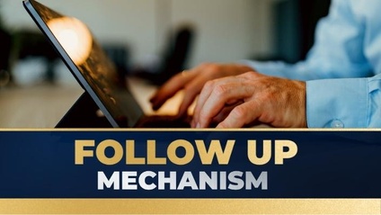 Product image for FOLLOW UP MECHANISM