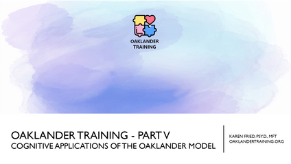 Product image for Oaklander Training Part V - 2025