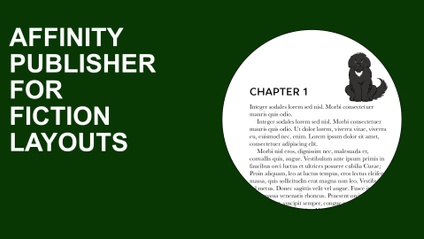Product image for Affinity Publisher for Fiction Layouts