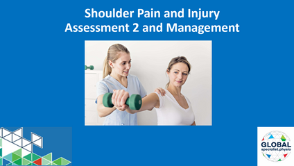 Product image for Shoulder Pain and Injury Assessment Part 2 and Management