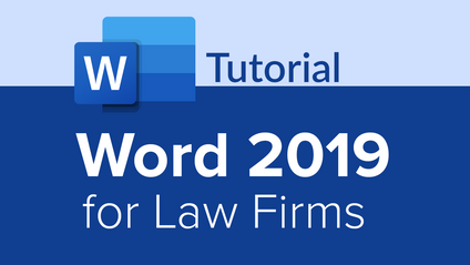 Product image for Word 2019 for Law Firms