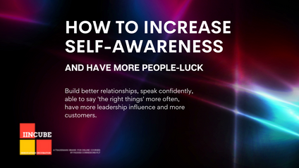 Product image for How to increase self-awareness and have more people luck