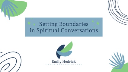 Product image for Setting Boundaries in Spiritual Conversations