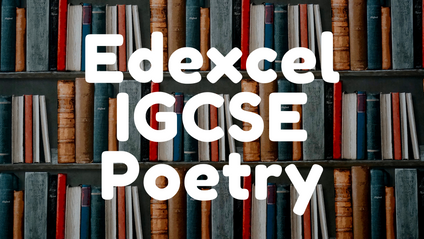 Product image for Edexcel IGCSE Poetry