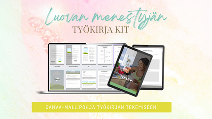 Product image for Luovan Menestyjän Työkirja Kit