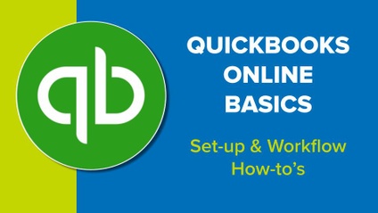 Product image for QuickBooks Online Basics: Set-up & Workflow How to's