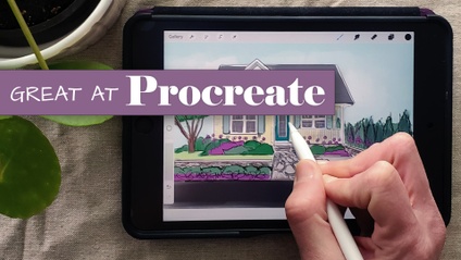 Product image for Great at Procreate (Self Study)