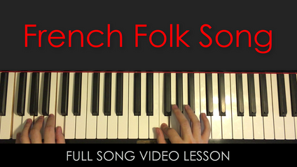 Product image for French Folk Song | Classical Piano Lesson