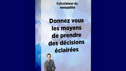 Product image for Fichier EXCEL pour calculer la rentabilité d'un immeuble