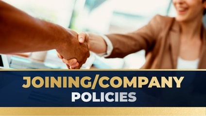Product image for JOINING/COMPANY POLICIES