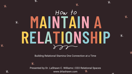 Product image for Relational Stamina Series: How to Maintain a Relationship Across Difference