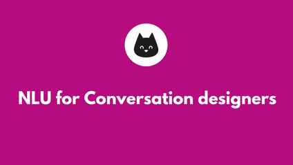 Product image for NLU for conversation designers