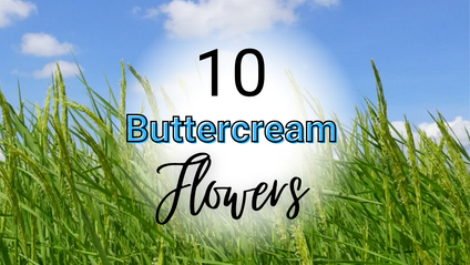 Product image for 10 Buttercream Flowers