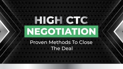 Product image for High CTC Negotiation