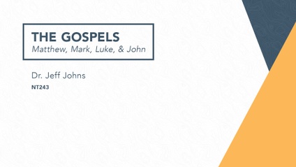 Product image for NT243 - The Gospels: Matthew, Mark, Luke, John