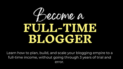 Product image for Become a Full-Time Blogger