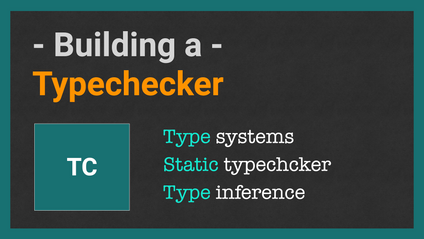 Product image for Building a Typechecker from scratch