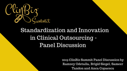 Product image for Standardization and Innovation in Clinical Outsourcing - Panel Discussion