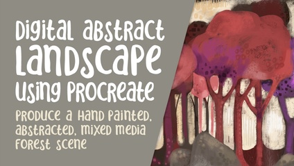 Product image for PRO 005 - Abstract Landscape Painting in Procreate
