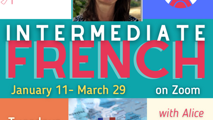 Product image for Intermediate French with Alice Ayel (winter 2022)