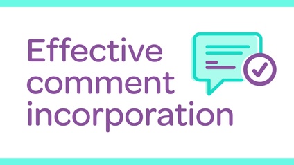 Product image for Effective comment incorporation