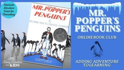 Product image for Mr. Popper's Penguins Online Book Club ~ American Classic Literature Series for Elementary