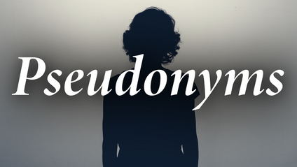 Product image for Pseudonyms
