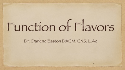 Product image for The Function of Flavors: Using Traditional Dietary Therapy in a Modern Clinic
