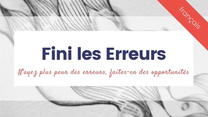 Product image for Fini Les Erreurs