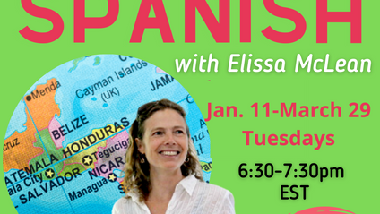 Product image for Beginner Plus Spanish with Elissa McLean (Spring 2022)