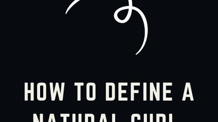 Product image for How to define a natural curl pattern