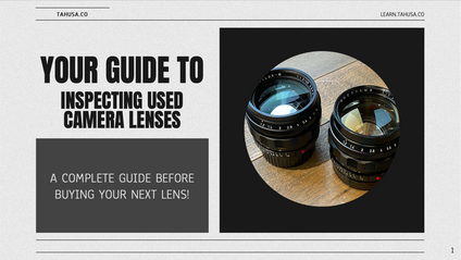 Product image for Your Guide to Inspecting Used Camera Lenses