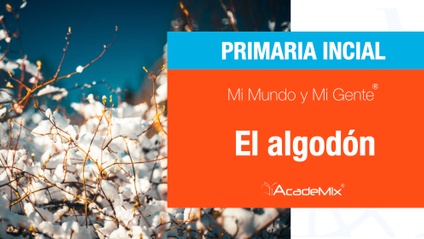 Product image for 1º. 24. El algodón (Alumno)