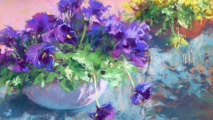 Product image for Painting Luminous Flowers with Pastels
