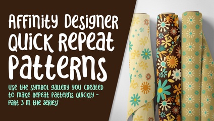 Product image for Affinity Designer 003 - Quick Repeat Patterns using Symbols