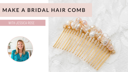 Product image for Make a Bridal Hair Comb - Free Mini Course