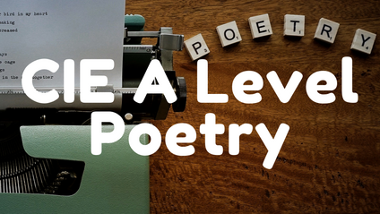 Product image for CIE/CAIE A Level Poetry
