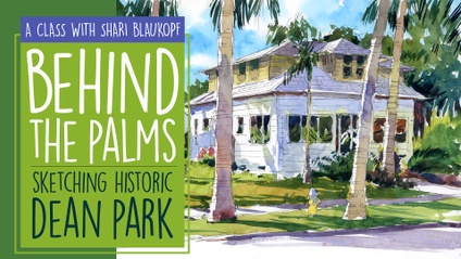Product image for Behind the Palms: Sketching Historic Dean Park