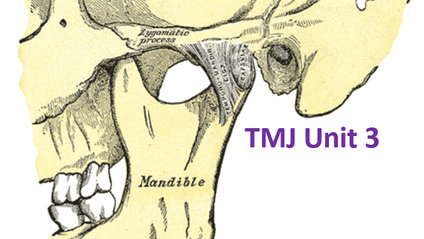 Product image for TMJ Unit 3: TMJ Home Care, DDX & Co-Managment