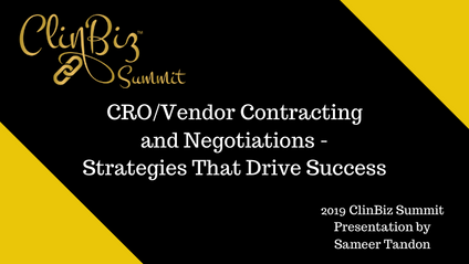 Product image for CRO/Vendor Contracting and Negotiations - Strategies That Drive Success