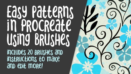 Product image for PRO 012 - Easy Patterns in Procreate Using Brushes