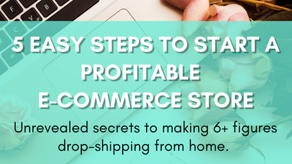 Product image for 5 Easy Steps To Start A Profitable E-commerce Store