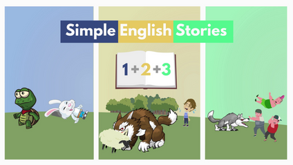 Product image for Simple English Stories 1 + 2 + 3