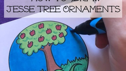 Product image for How To Draw Jesse Tree Ornaments