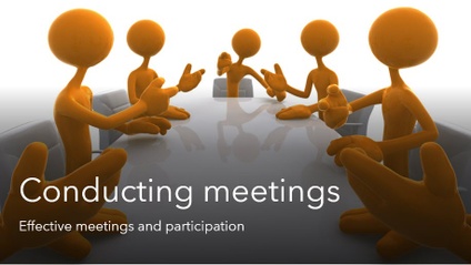 Product image for Conducting meetings