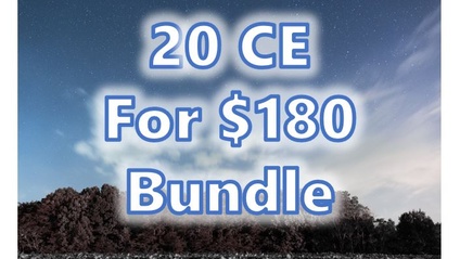 Product image for 20 CE Hours for $180 (Not a Texas Bundle)