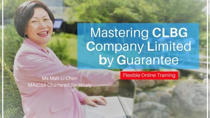 Product image for (English) Mastering CLBG Company Limited by Guarantee by Mah Li Chen (MAICSA Chartered Secretary)